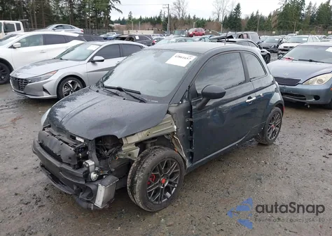 2017 Fiat 500 Abarth from USA, damaged, VIN 3C3CFFFH8HT698078
